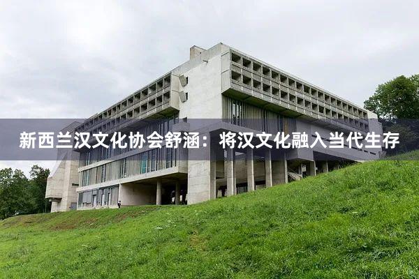 新西兰汉文化协会舒涵：将汉文化融入当代生存